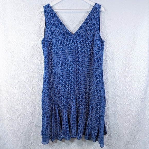 Ralph Lauren Geometric Print Sheath Dress - Picture 2 of 4